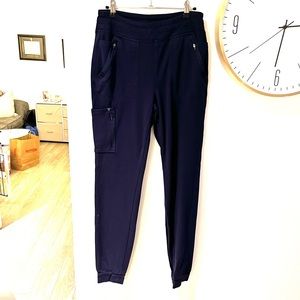 Jaanuu Navy Jogger Scrub Pants